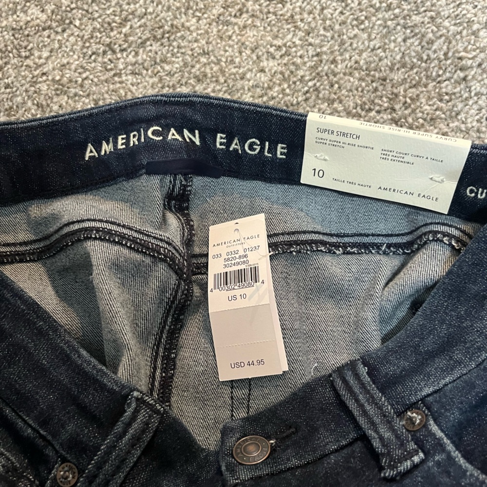 American Eagle Curvy Super Hi-Rise Shortie NWT - Picture 4 of 4